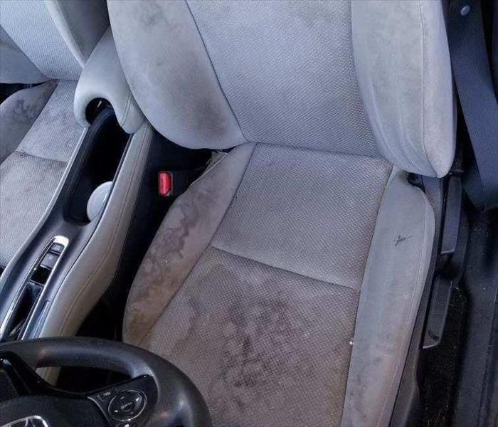 Dirty Car Drivers Seat