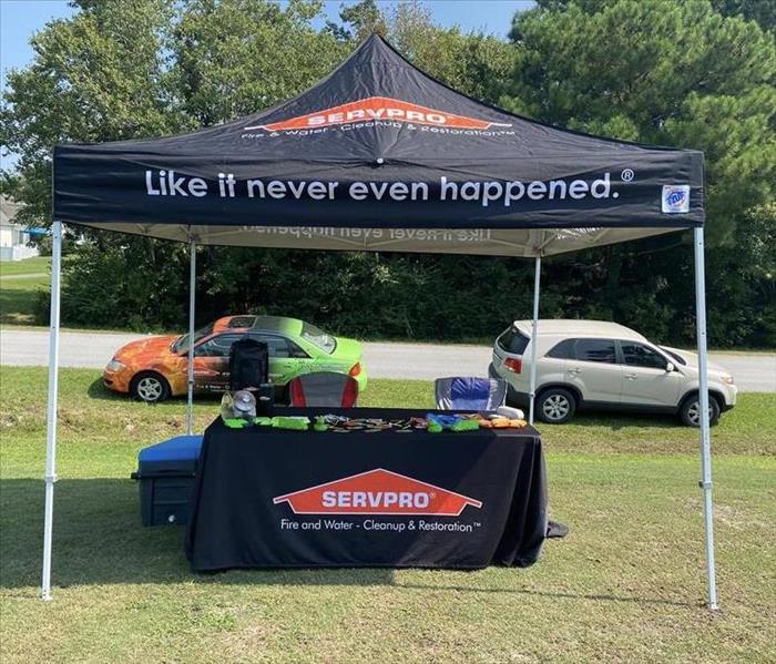 Servpro booth